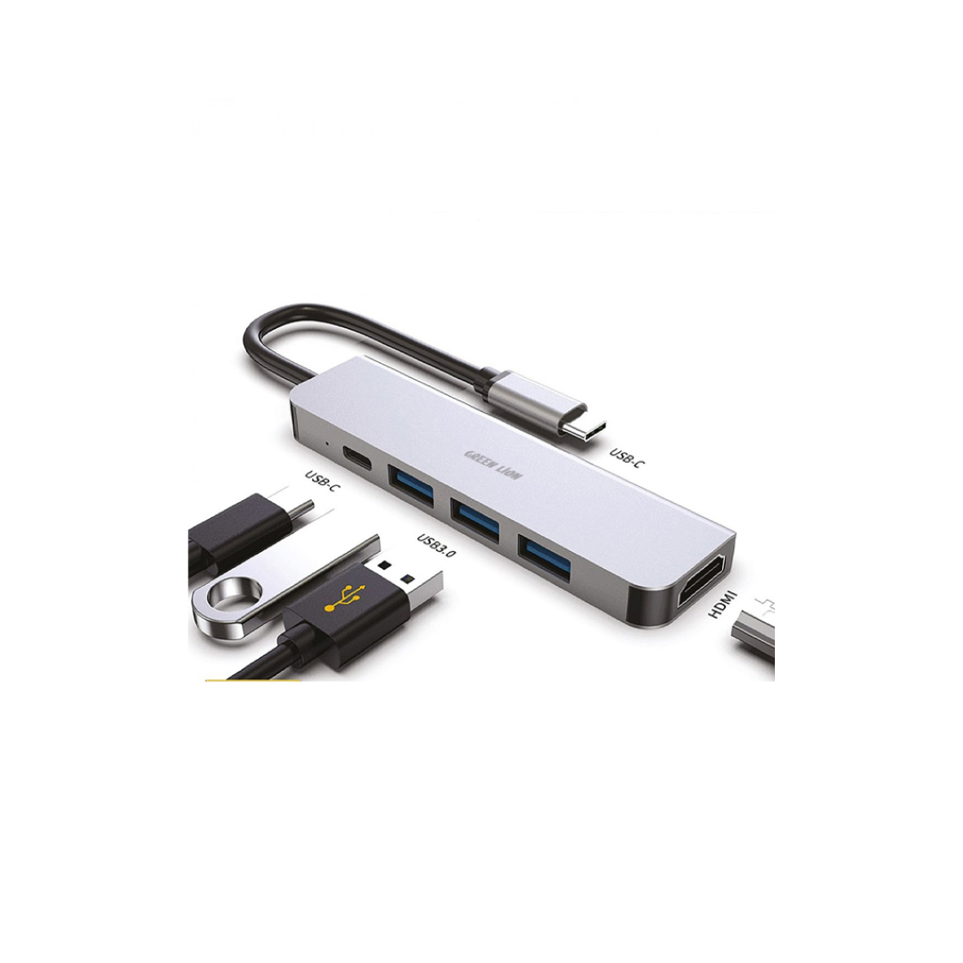 GREEN LION 5IN1 TYPE-C ADAPTER 4K